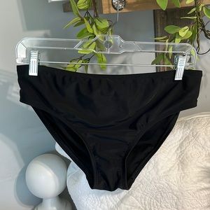 VM Black Solid Bikini Bottom Womens XS
